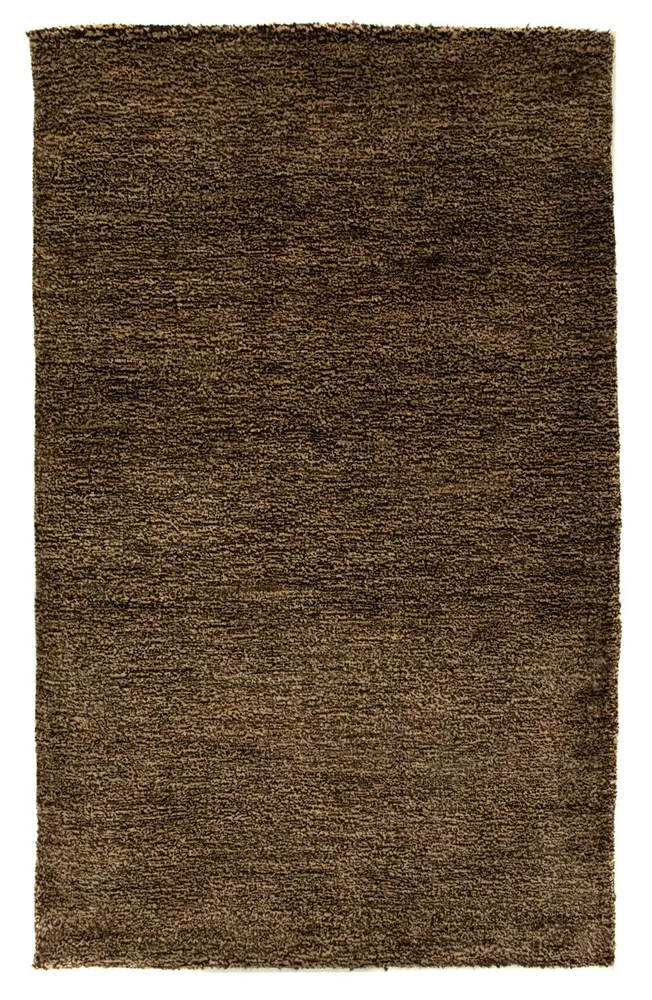 Tapis Gabbeh - Indus - 100 x 62 cm - marron foncé