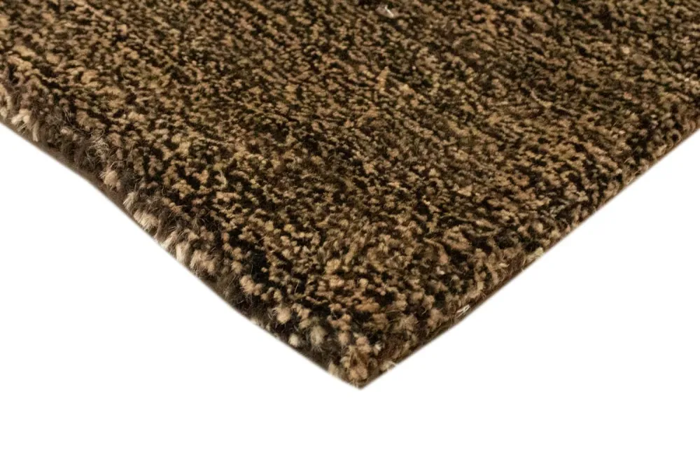 Tapis Gabbeh - Indus - 100 x 62 cm - marron foncé