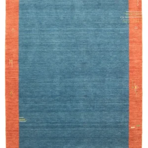 Tapis Gabbeh - Indus - 180 x 120 cm - bleu