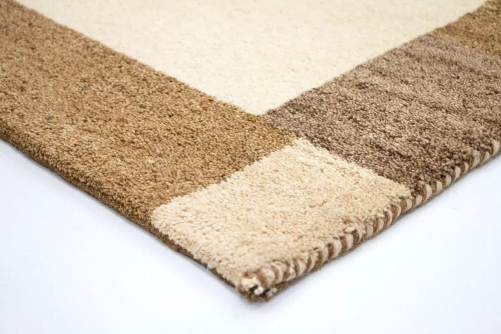 Tapis Gabbeh - Indus - 196 x 143 cm - beige
