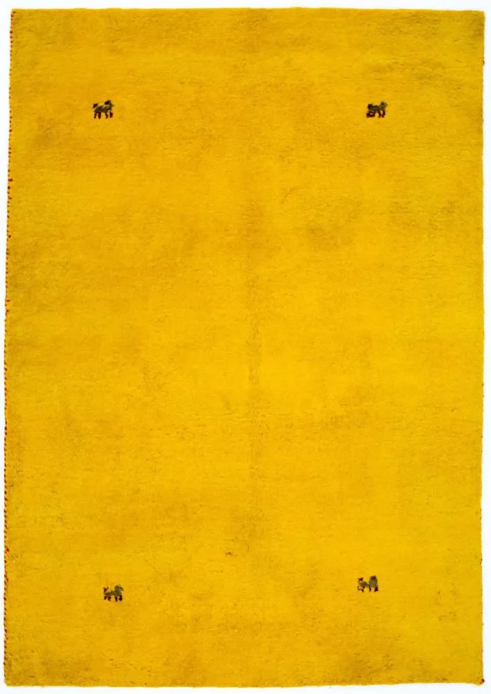 Tapis Gabbeh - Indus - 202 x 141 cm - or