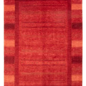 Tapis Gabbeh - Loribaft Persan - 247 x 172 cm - rouge