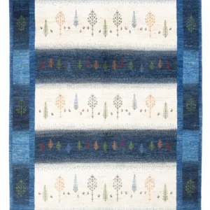Tapis Gabbeh - Loribaft Persan - 247 x 181 cm - multicolore