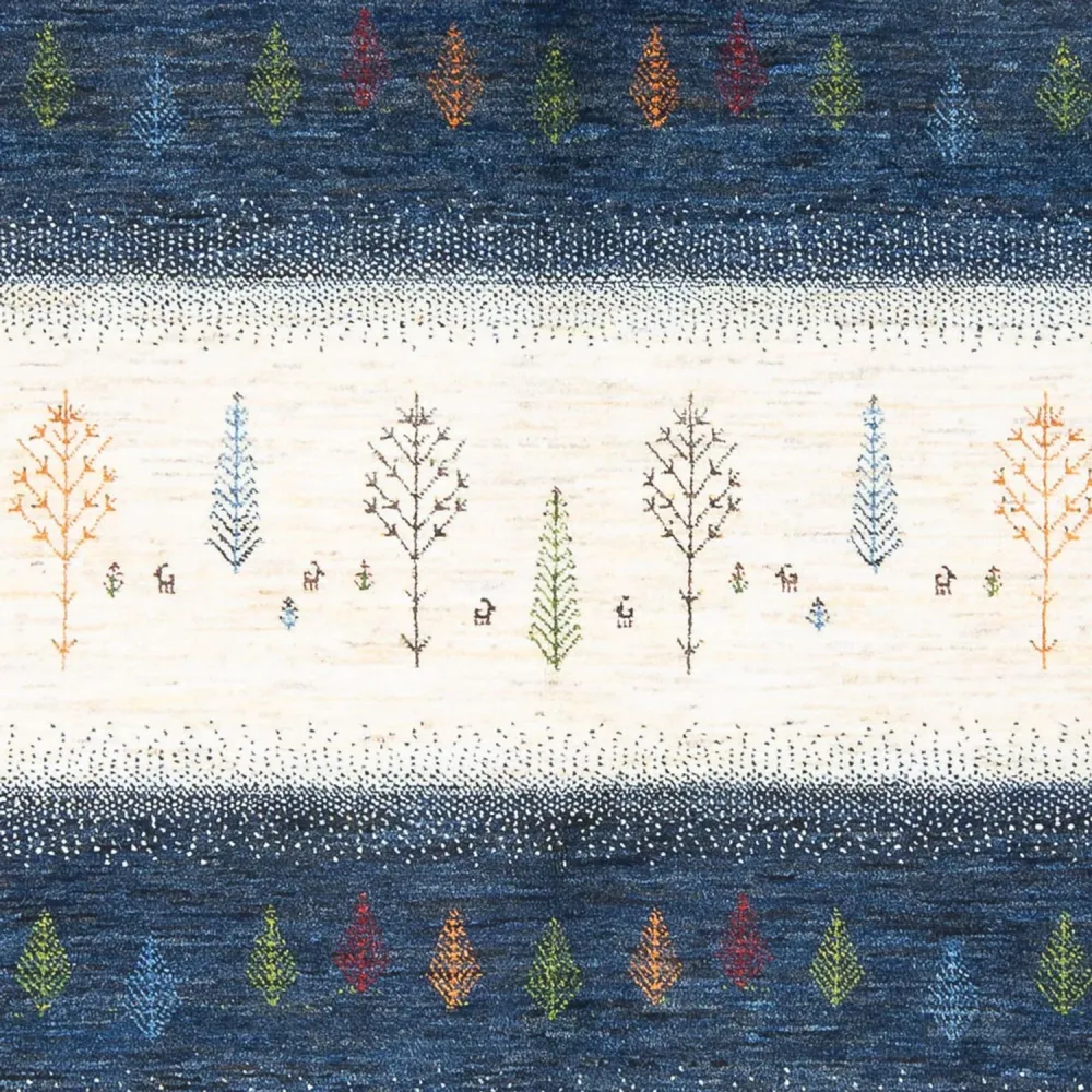 Tapis Gabbeh - Loribaft Persan - 247 x 181 cm - multicolore