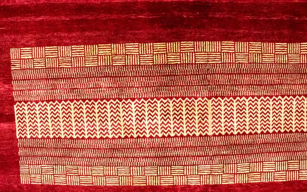 Tapis Gabbeh - Loribaft Persan - 297 x 202 cm - multicolore