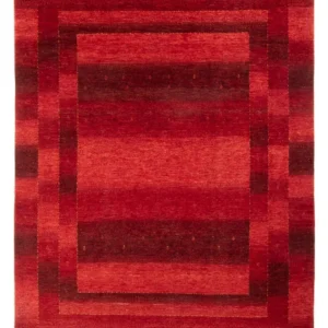 Tapis Gabbeh - Loribaft Persan - 304 x 217 cm - rouge