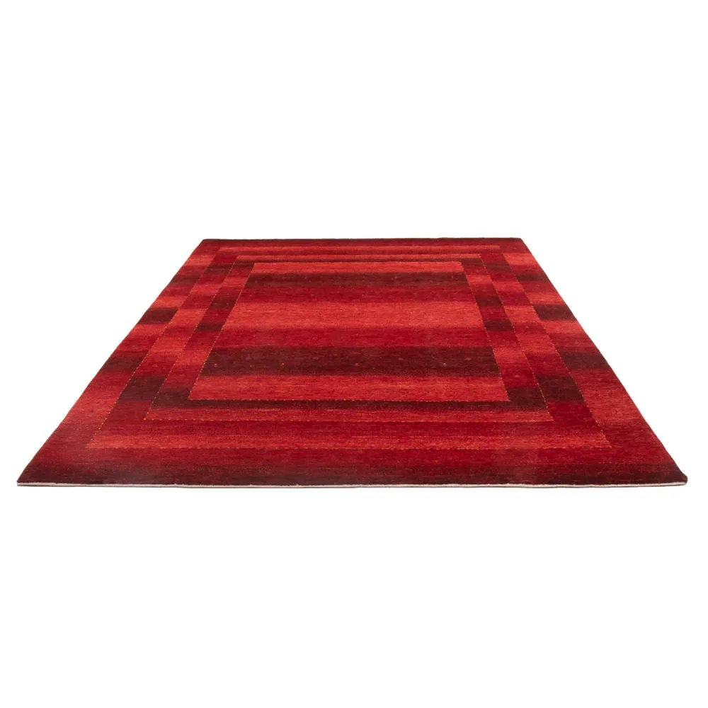 Tapis Gabbeh - Loribaft Persan - 304 x 217 cm - rouge