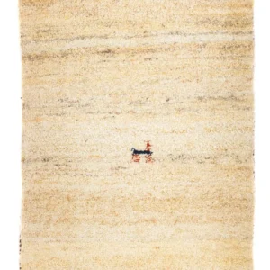 Tapis Gabbeh - Loribaft Persan - 60 x 40 cm - beige