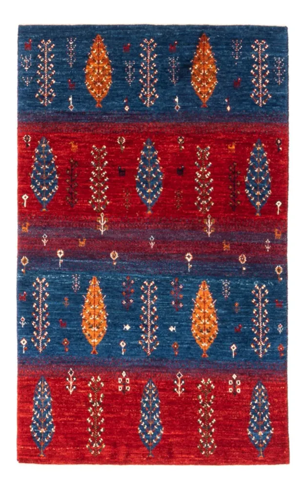 Tapis Gabbeh - Loribaft Persan - Royal - 130 x 82 cm - multicolore