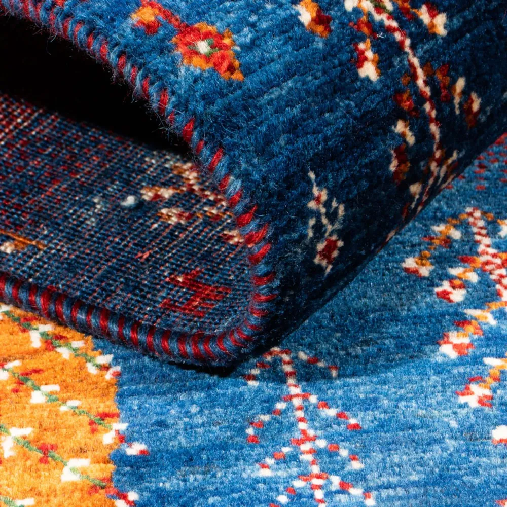 Tapis Gabbeh - Loribaft Persan - Royal - 130 x 82 cm - multicolore