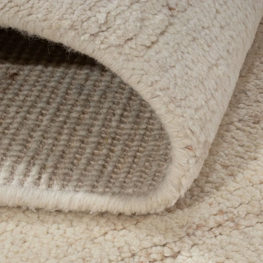 Tapis Gabbeh - Loribaft Softy - 198 x 133 cm - beige