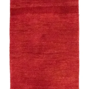 Tapis Gabbeh - Persan - 132 x 77 cm - rouge