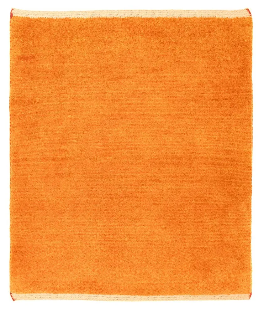 Tapis Gabbeh - Persan carré - 94 x 80 cm - or