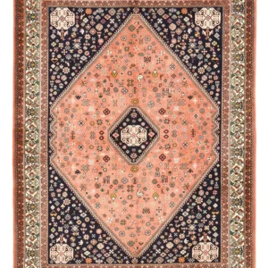 Tapis Gabbeh - Persan Kashkuli - 208 x 156 cm - rouge clair
