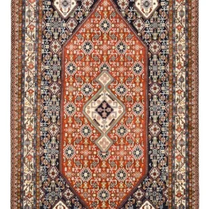 Tapis Gabbeh - Persan Kashkuli - 330 x 195 cm - rouge clair