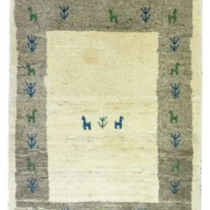 Tapis Gabbeh - Persan - 88 x 67 cm - multicolore
