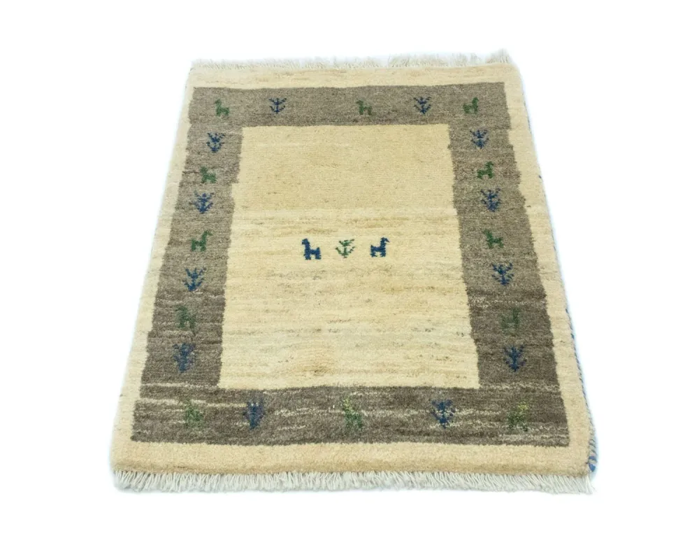 Tapis Gabbeh - Persan - 88 x 67 cm - multicolore