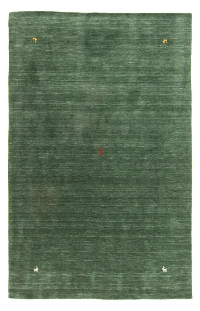 Tapis Gabbeh - Softy - 160 x 90 cm - vert foncé