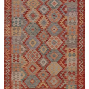 Tapis Kelim de Maimene Tapis 195x145cm - Tapis en laine