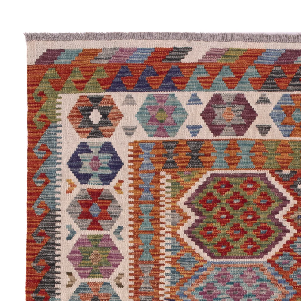 Tapis Kelim de Maimene Tapis 195x158cm - Tapis en laine