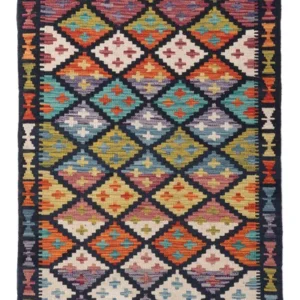 Tapis Kelim de Maimene Tapis 196x84cm - Tapis en laine