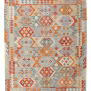 Tapis Kelim de Maimene Tapis 197x150cm - Tapis en laine