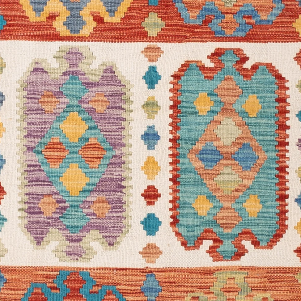 Tapis Kelim de Maimene Tapis 200x154cm - Tapis en laine
