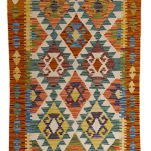 Tapis Kelim de Maimene Tapis 202x86cm - Tapis en laine