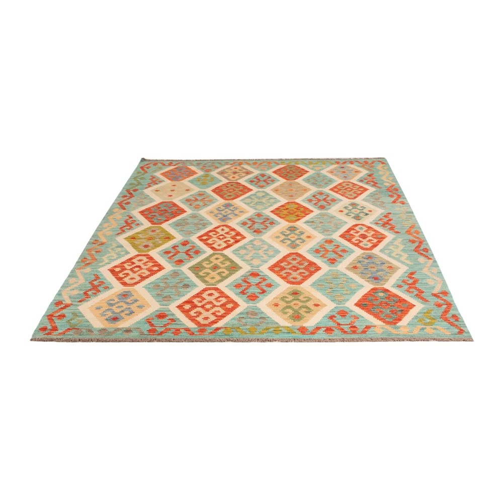 Tapis Kelim de Maimene Tapis 209x158cm - Tapis en laine