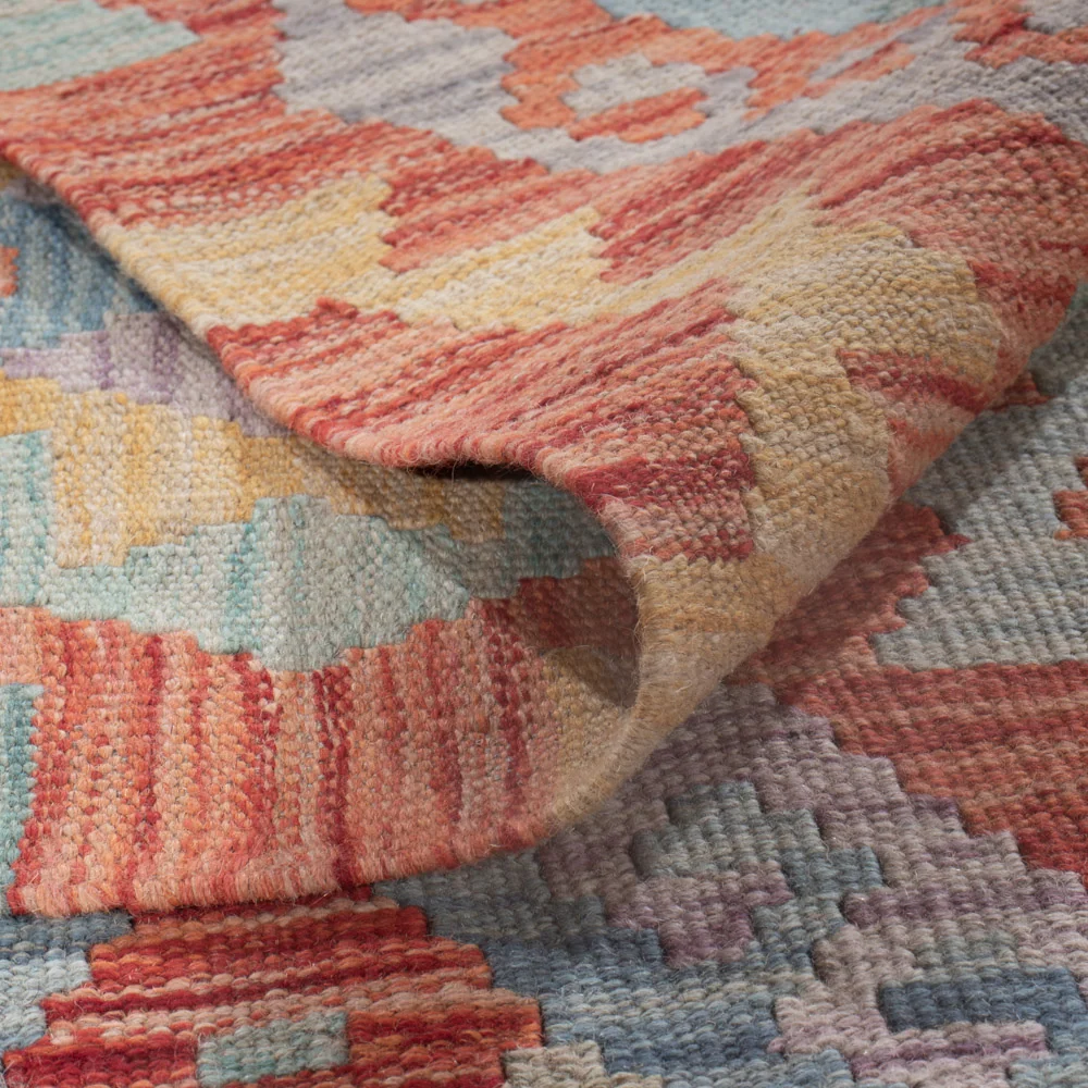 Tapis Kelim de Maimene Tapis 245x174cm - Tapis en laine