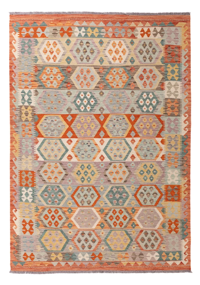 Tapis Kelim de Maimene Tapis 246x180cm - Tapis en laine