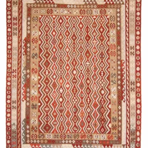 Tapis Kelim de Maimene Tapis 271x212cm - Tapis en laine