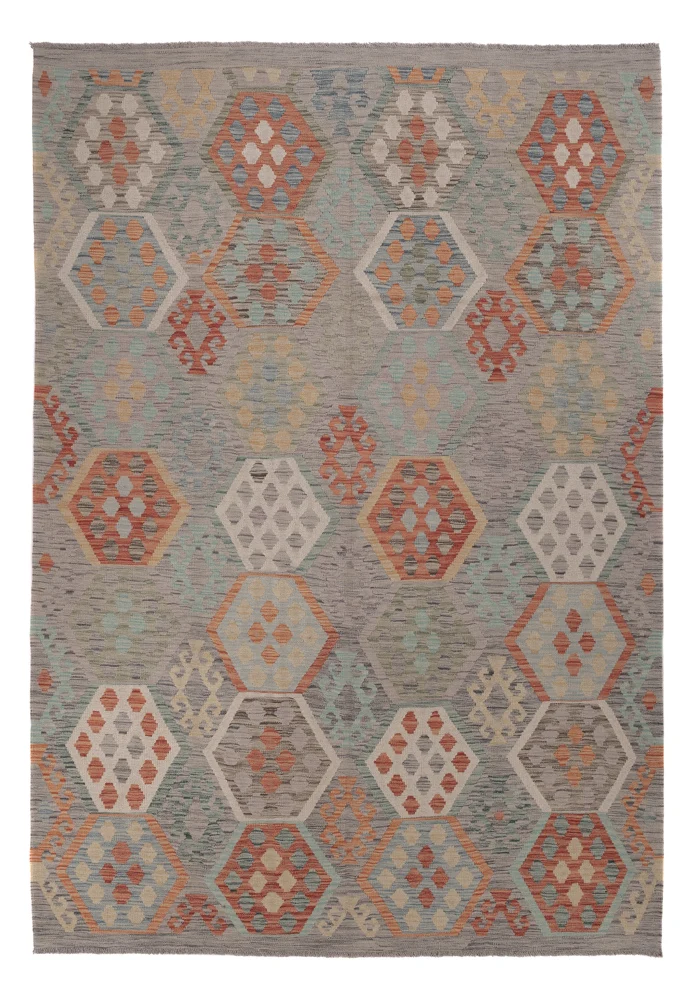 Tapis Kelim de Maimene Tapis 286x203cm - Tapis en laine