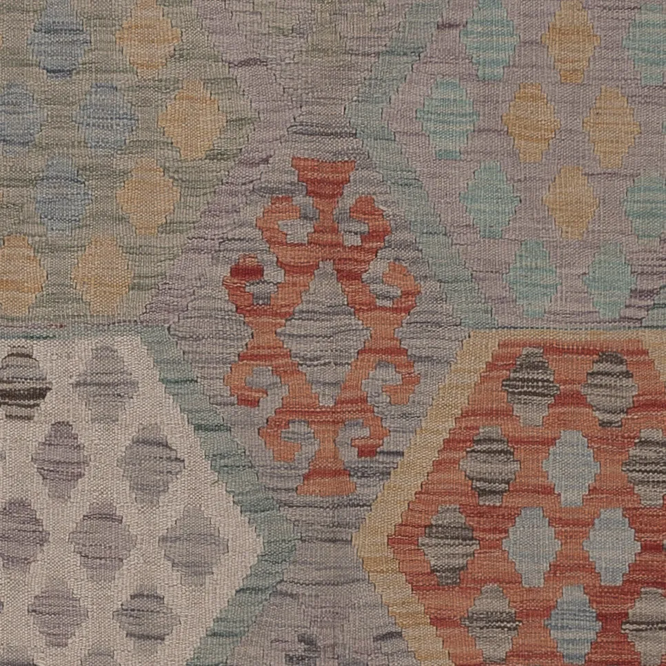 Tapis Kelim de Maimene Tapis 286x203cm - Tapis en laine