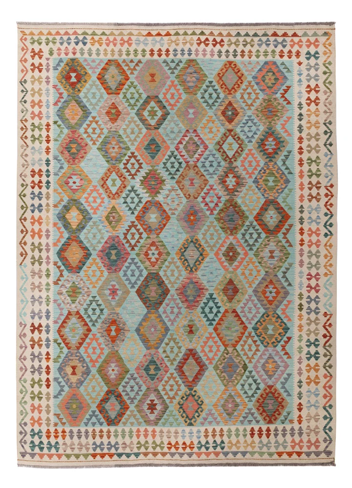 Tapis Kelim de Maimene Tapis 347x258cm - Tapis en laine