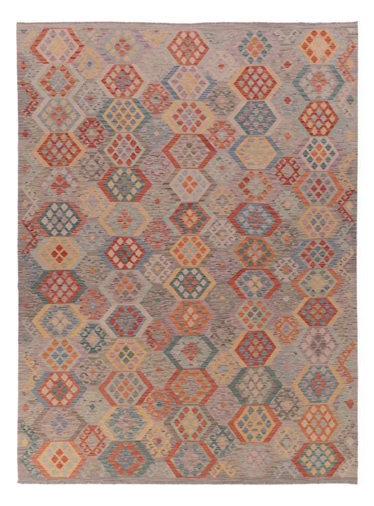 Tapis Kelim de Maimene Tapis 352x255cm - Tapis en laine