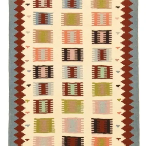 Tapis Kelim - Oriental - 140 x 97 cm - multicolore