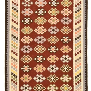 Tapis Kelim - Oriental - 145 x 106 cm - multicolore