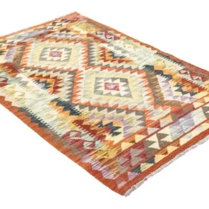 Tapis Kelim - Oriental - 147 x 97 cm - orange