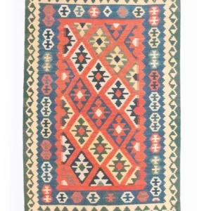 Tapis Kelim - Oriental - 158 x 105 cm - orange