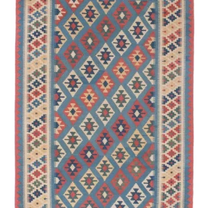 Tapis Kelim - Oriental - 174 x 123 cm - bleu