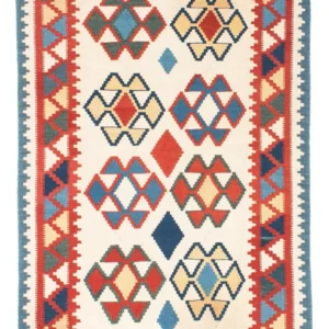 Tapis Kelim - Oriental - 175 x 120 cm - beige