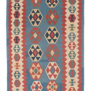 Tapis Kelim - Oriental - 179 x 108 cm - bleu