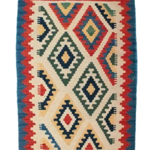 Tapis Kelim - Oriental - 88 x 61 cm - beige