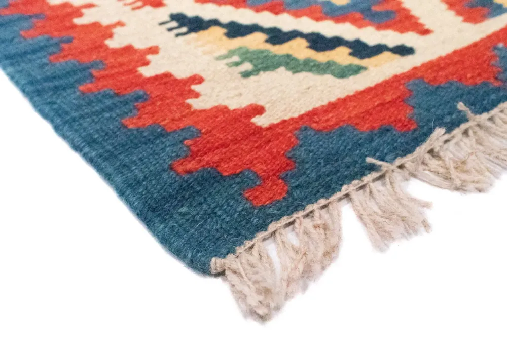Tapis Kelim - Oriental - 88 x 61 cm - beige