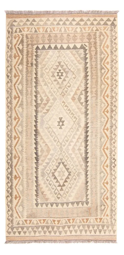 Tapis Kelim - Splash - 203 x 121 cm - beige