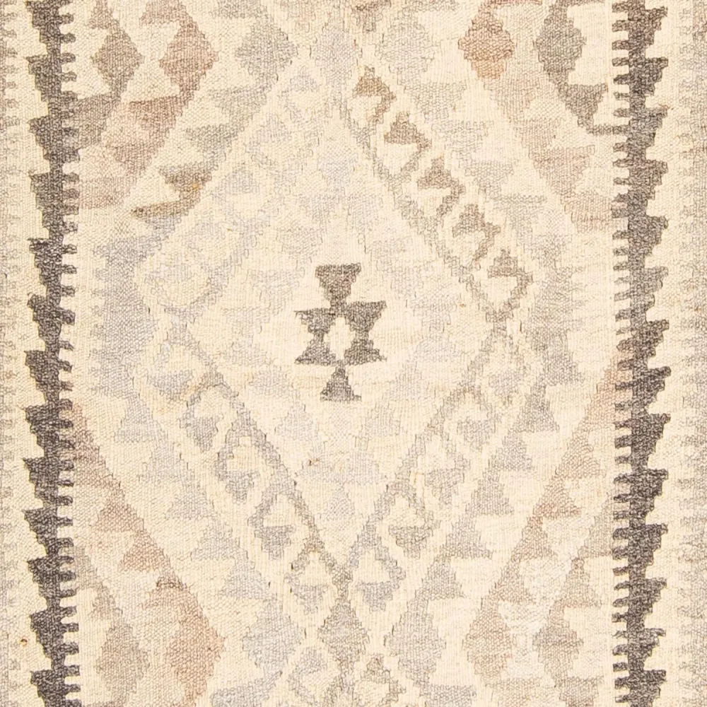 Tapis Kelim - Splash - 203 x 121 cm - beige