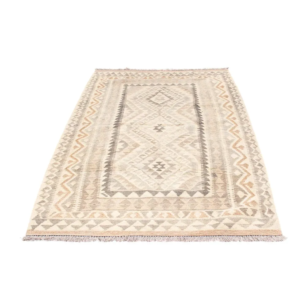 Tapis Kelim - Splash - 203 x 121 cm - beige