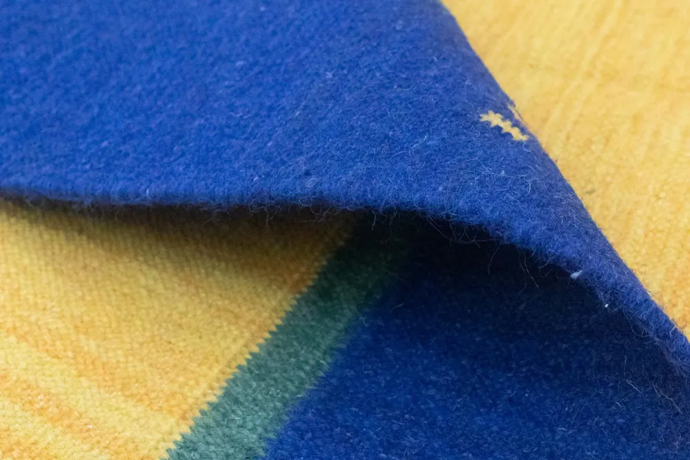 Tapis Kelim - Tendance - 200 x 140 cm - jaune