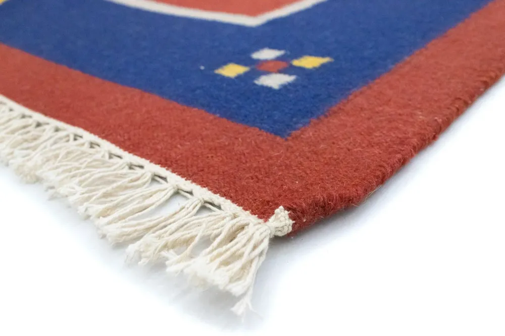 Tapis Kelim - Tendance - 200 x 140 cm - orange